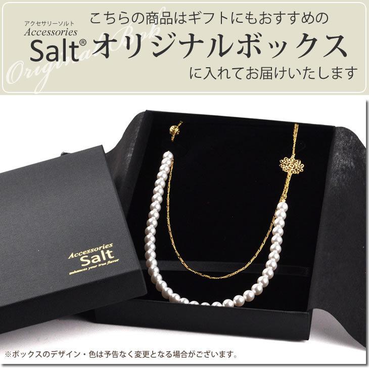 クリスタル パール ロングネックレス レディース K14GF 2連 クリスタル パール ロングネックレス レディース K14GF 2連