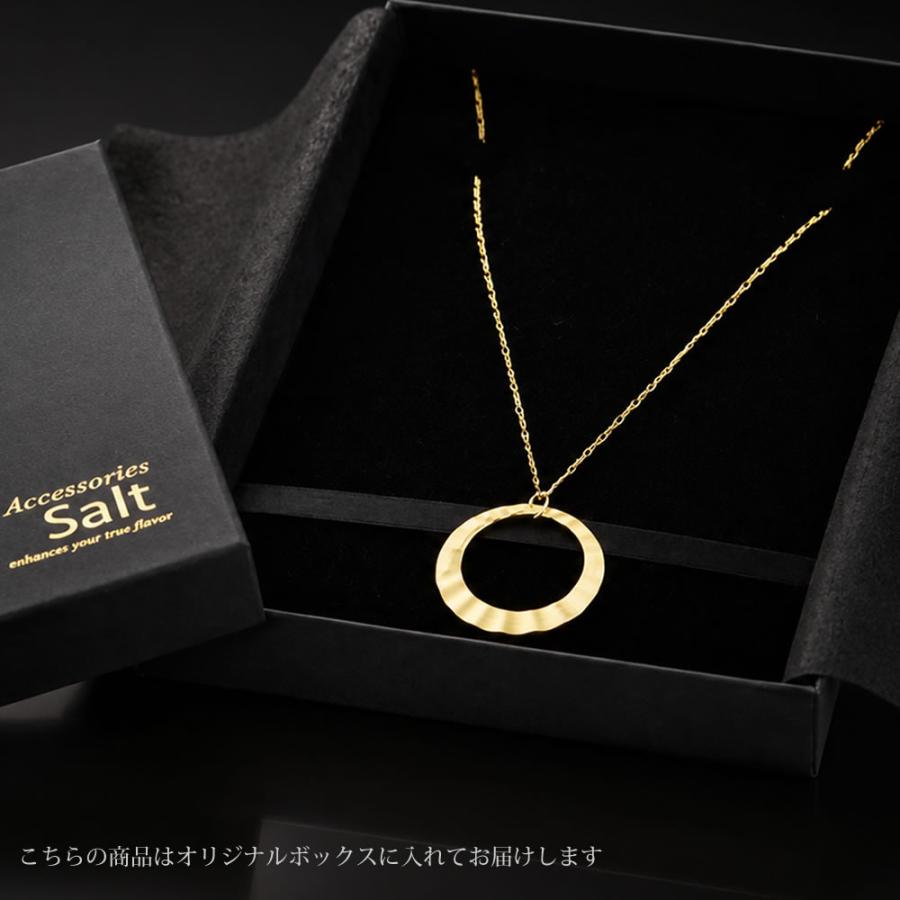 K14GF ネックレス ゴールドフィルド ロング エクリプス チャーム付き レディース 18K 18金をお探しの方に 人気 30代 40代 50代 金属アレルギー対応 ギフトBOX付の画像