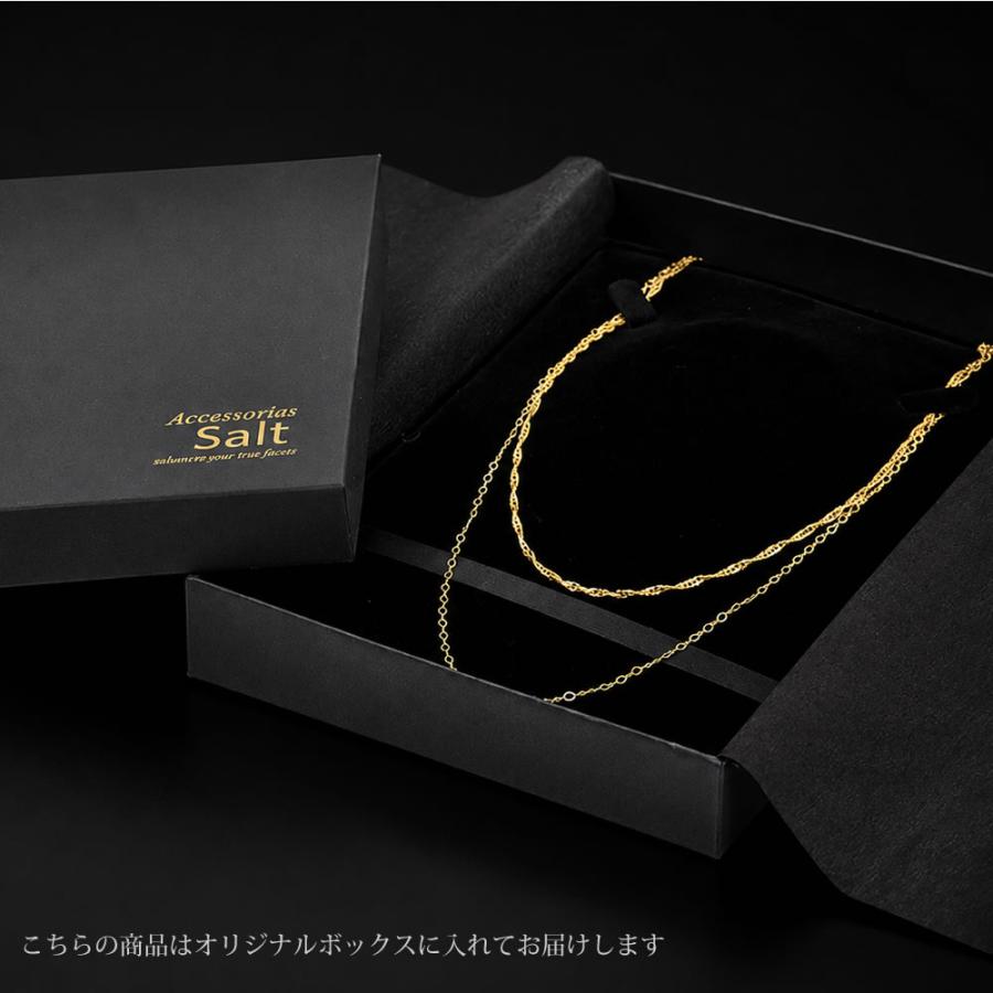 K14GF 2連 ロングネックレス レディース 90cm ゴールド フィルド
