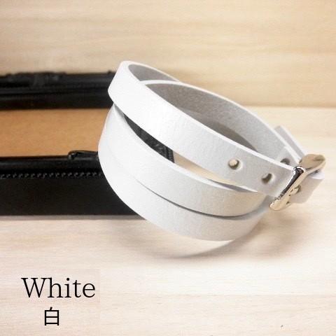 ブレスレット バングル レザー 3連 ブレス 革 本革 : Lune(ルネ