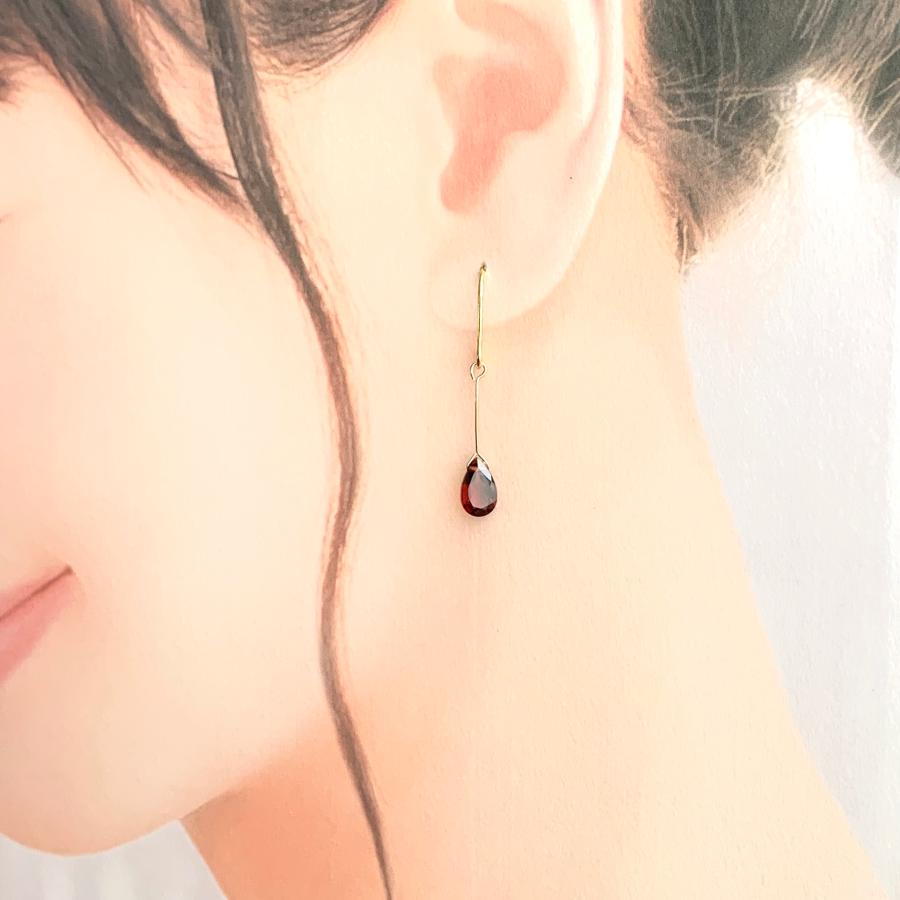 ピアス レディース アレルギー対応 サージカルステンレス 樹脂ピアス