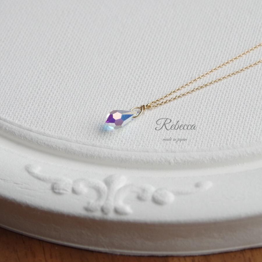 ネックレス 日本製 サージカルステンレス変更可 スワロフスキー