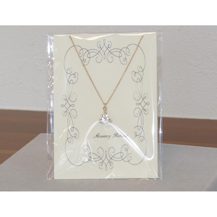 ネックレス レディース ジルコニア トライアングル 三角 幾何学模様