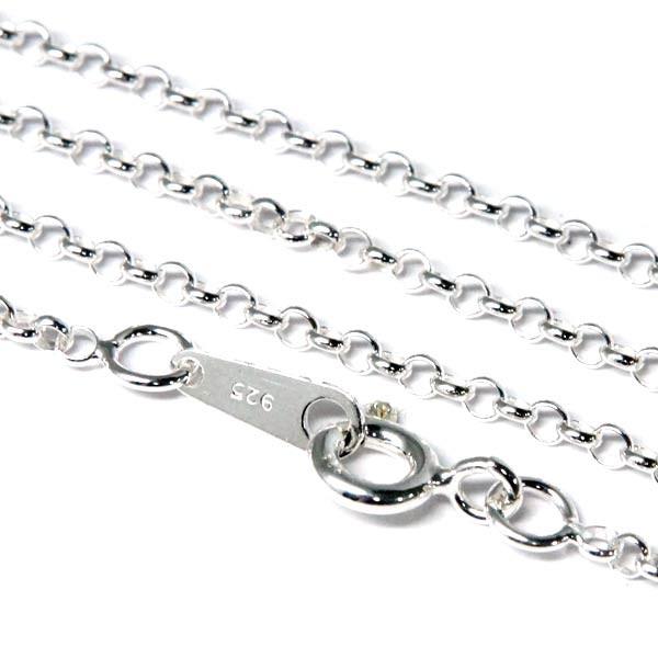 シルバー925 ロール ネックレス チェーン 「40cm/45cm/50cm」 : 東京