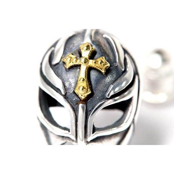 メキシコマスク 金属製 シルバーゴールド