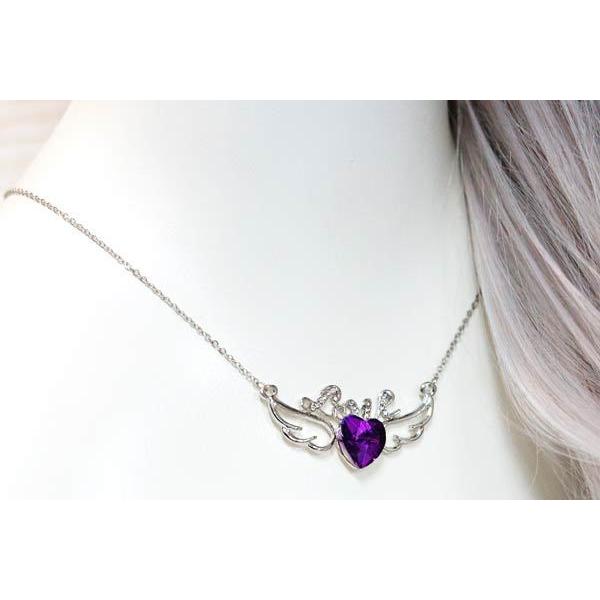 ハート 天使 羽 エンジェルフェザー Love ジュエリー レディース