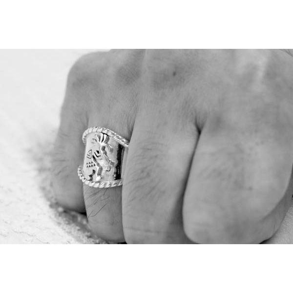 Indian Jewelry インディアンジュエリー リング ココペリ 精霊