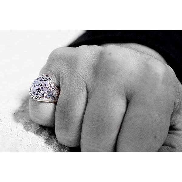 アメリカインディアンジュエリー☆ターコイズ シルバーリングココペリ 彫刻入り シルバーリング】インディアンジュエリー・ココペリ ターコイズ