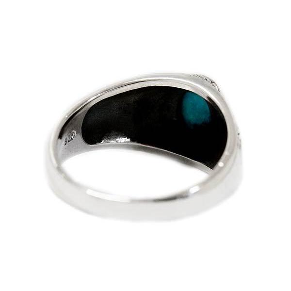 ココペリ 精霊 フラワー 花 ターコイズ インディアンジュエリー リング 指輪 | Indian Jewelry | 02