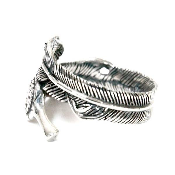 Indian Jewelry インディアンジュエリー リング フェザー 羽 ラウンド
