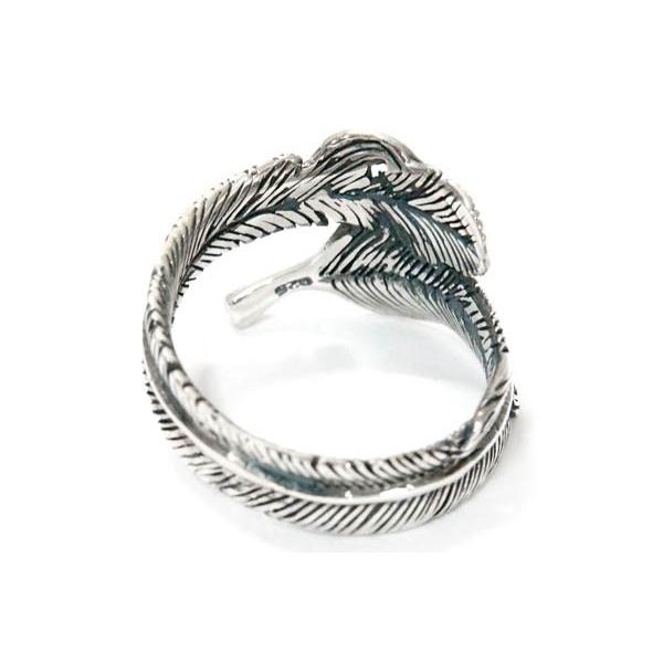 Indian Jewelry インディアンジュエリー リング フェザー 羽 ラウンド