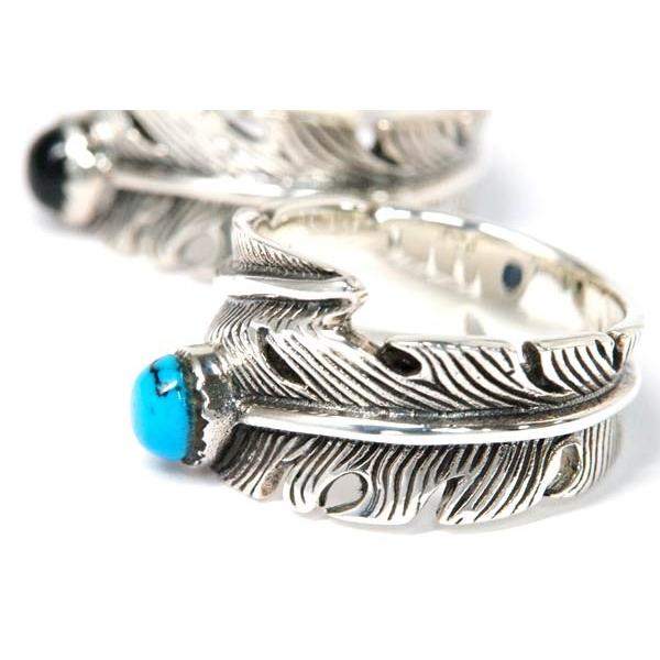 Indian Jewelry インディアンジュエリー リング フェザー 羽 ラウンド
