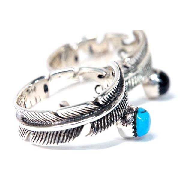 Indian Jewelry インディアンジュエリー リング フェザー 羽 ラウンド