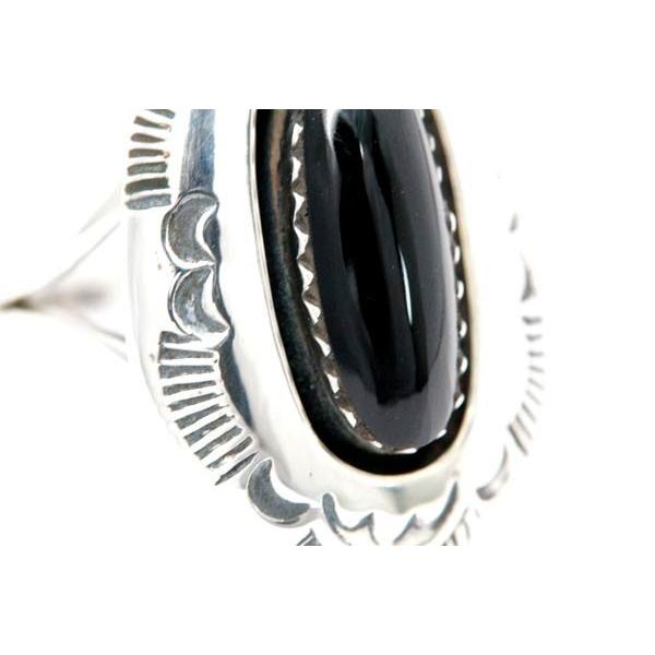 Indian Jewelry インディアンジュエリー リング オニキス サンレイズ