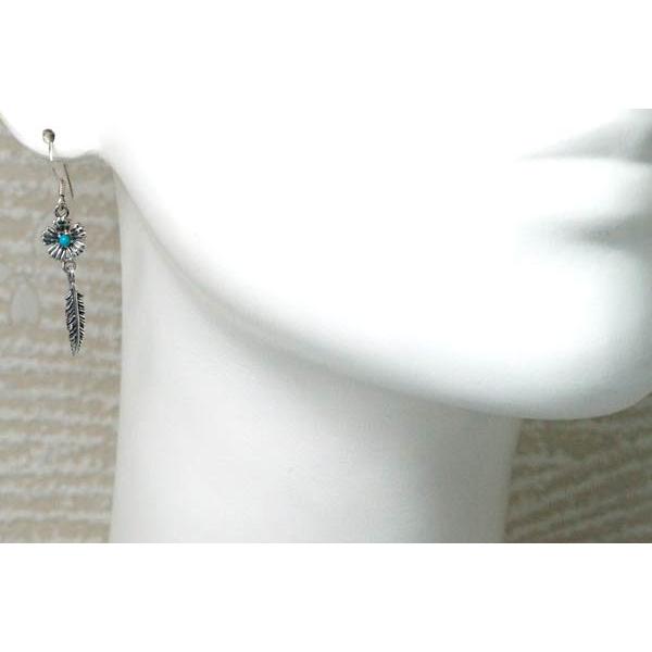 Indian Jewelry インディアンジュエリー フックピアス 天然石 