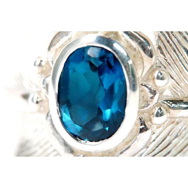 Indian Jewelry インディアンジュエリー リング 天然石 ロンドンブルー 