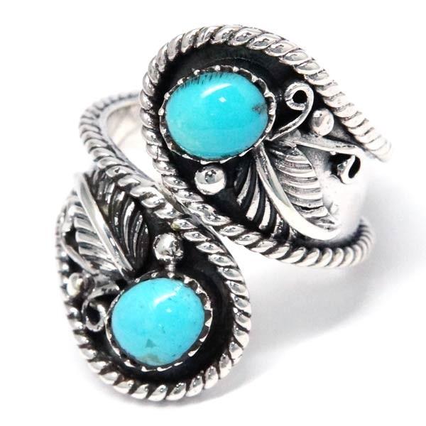 Indian Jewelry インディアンジュエリー リング 天然石 ターコイズ 