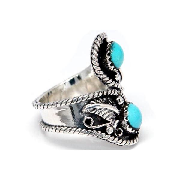 Indian Jewelry インディアンジュエリー リング 天然石 ターコイズ