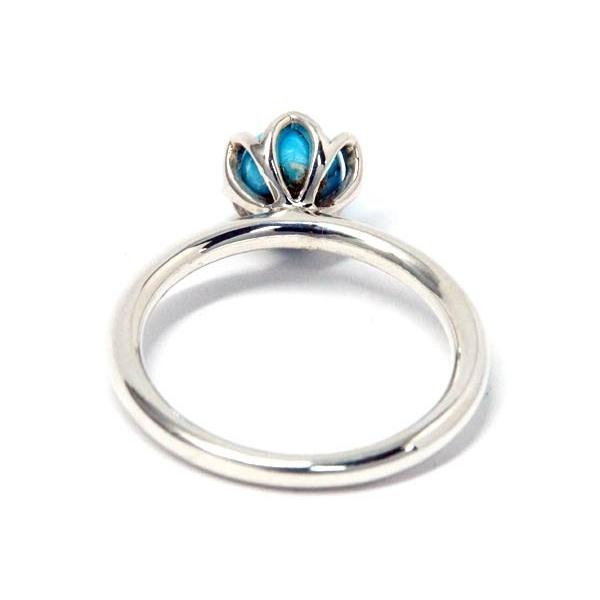 ☆インディアンジュエリー☆ターコイズ フラワーデザインリング Indian Jewelry インディアンジュエリー リング 天然石 ターコイズ