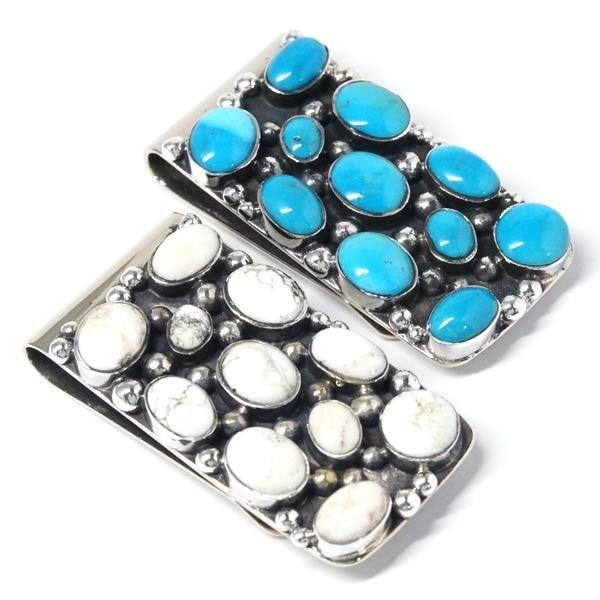 Indian Jewelry インディアンジュエリー マネークリップ 天然石