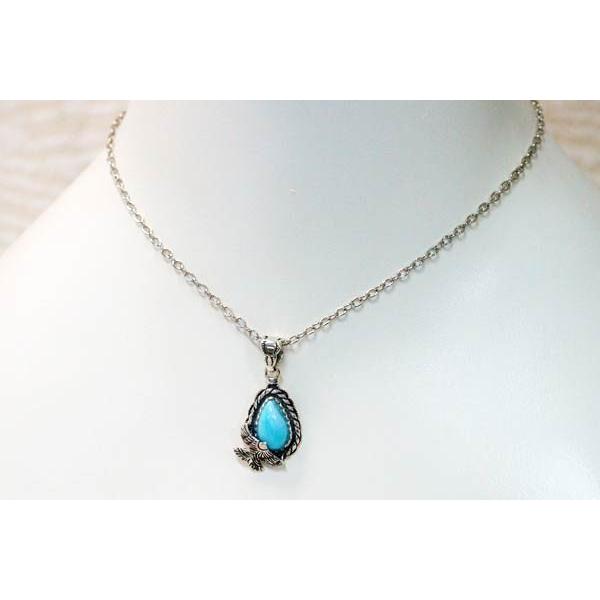 インディアンジュエリー STERLING Silver ターコイズ ネックレス Indian Jewelry インディアンジュエリー ネックレス 天然石 ターコイズ