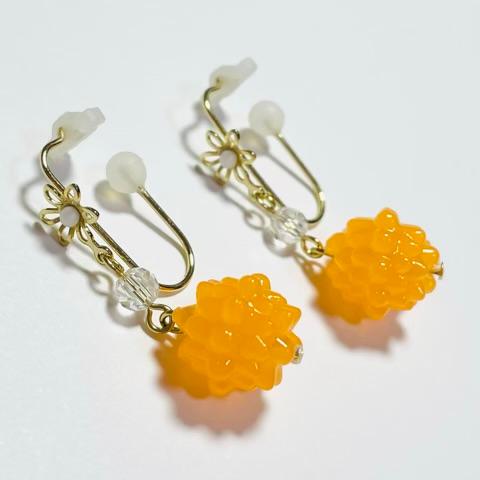 痛くないイヤリング 金平糖 かわいい キッズイヤリング 子供用