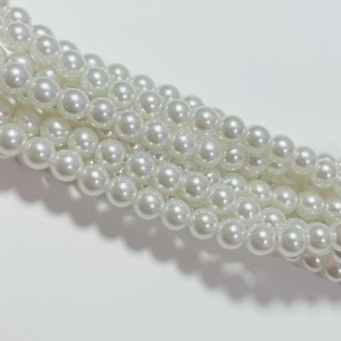 日本製 4mm キスカ（オフホワイト色パール） 白パール（ホワイト色