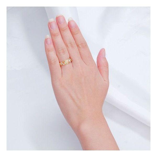 カラーストーン パヴェリングシリーズ 選べる3型 K18 マルチパヴェ