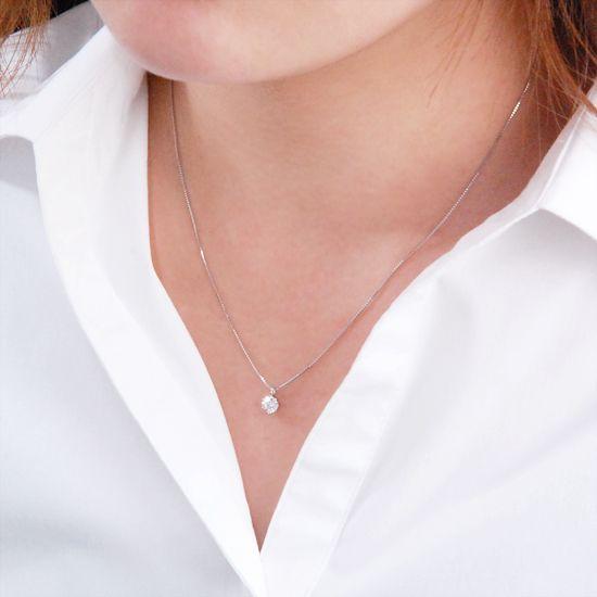 BIG-BOUNS限定クーポン】ダイヤモンド ネックレス Dカラー 0.4ctup