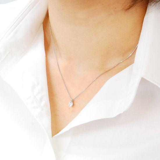 ダイヤモンド ネックレス Dカラー 0.4ctup プラチナ 1点留め 一粒  