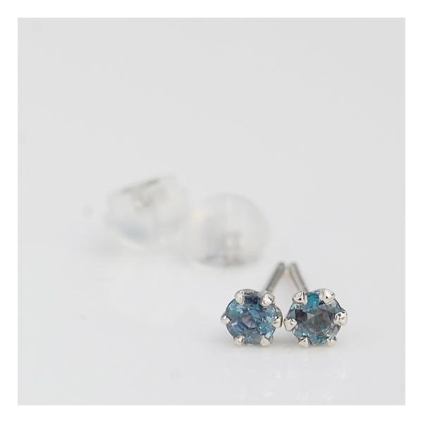 ピアス アレキサンドライト プラチナ スタッドピアス 一粒ピアス Pt900