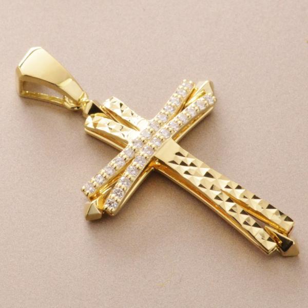 【くま】 K18 ダイヤモンドクロス ペンダント(M) 喜平用 くま】 K18 ダイヤモンドクロス ペンダント(M) 喜平用 楽天市場