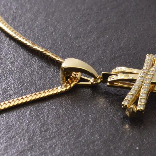 ペンダントトップ メンズ 18金 K18 18K ホワイトゴールド クロス