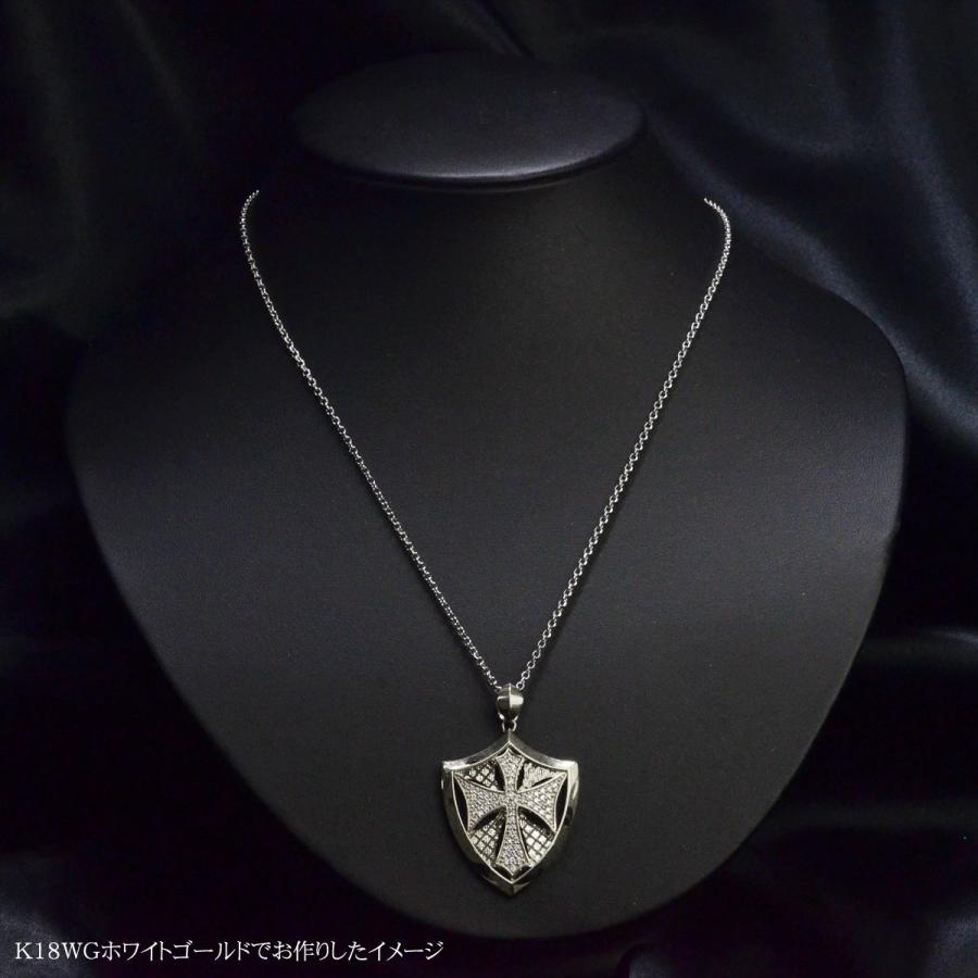 18金 ペンダントトップ メンズ K18 ゴールド ダイヤモンド クロス