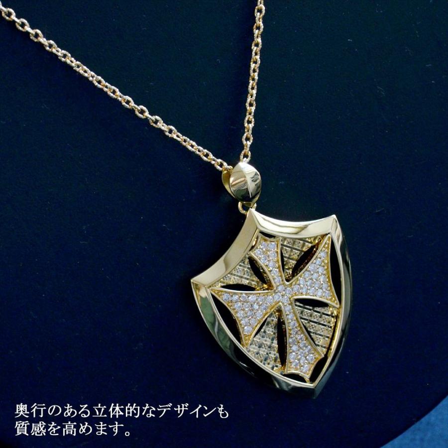 GW限定特価】18金 ペンダントトップ メンズ K18 ゴールド ダイヤモンド