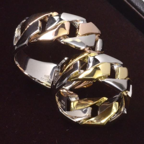 12%OFFクーポン】指輪 メンズ 喜平 リング 18金 K18 18kPG ピンク