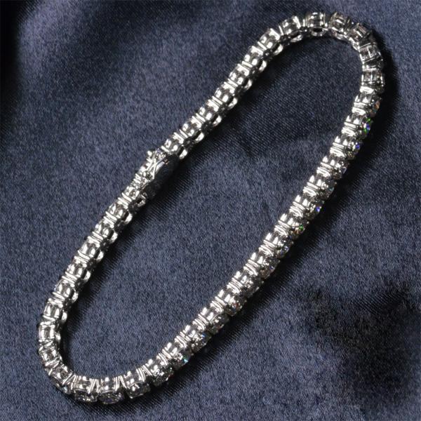 新春クーポン】ダイヤモンド テニスブレスレット ダイヤモンド 10