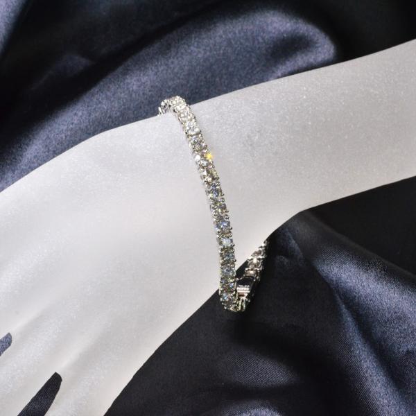 天然ダイヤモンドテニスブレスレット 10ct 10ct 天然ダイヤモンドテニスブレスレット 続々入荷予定