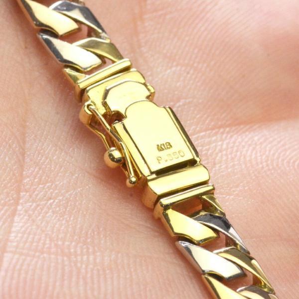 特注 18k刻印 喜平 ネックレス K18 6面 ダブル 10g 40cm ネックレス 造幣局刻印有り[] Necklace
