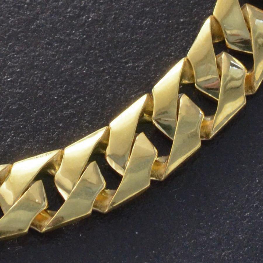 喜平 ブレスレット 18金 K18 メンズ ゴールド 20cm 9mm幅 キヘイ 名