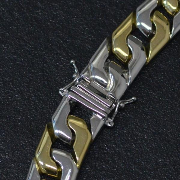 喜平ネックレス 18金 喜平 K18 プラチナ Pt900 コンビ 65cm 地金 喜平ネックレス 18金 喜平 K18 プラチナ Pt900 コンビ 65cm 地金