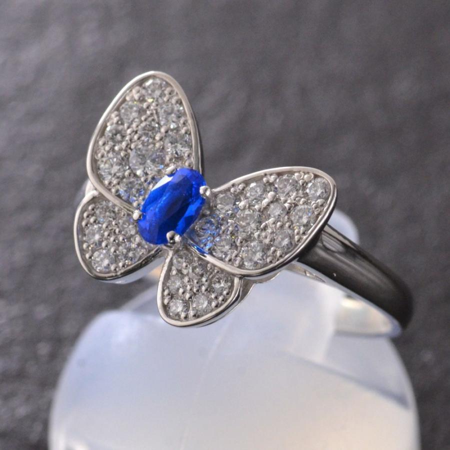 【新商品】 アウイナイト リング プラチナ 指輪 ダイヤモンド 蝶 小サイズ 刻印入り 鑑別書付き 日本製 【BCD3542274335】(123493円)