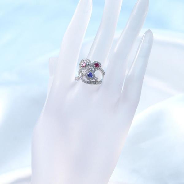 パパラチアサファイア リング 指輪 プラチナ Pt950 ロイヤルブルーサファイア ルビー ダイヤモンド カボション 非加熱 |  | 10