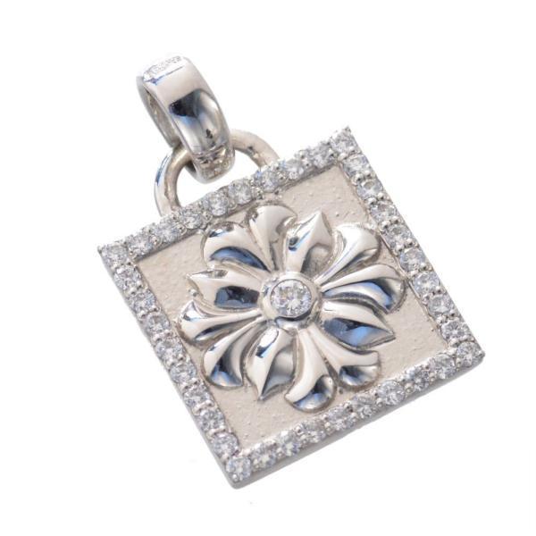 ペンダントトップ メンズ ダイヤモンド プラチナ クロス×クロス