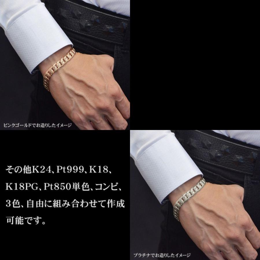 喜平 ブレスレット K24 24K メンズ 純金 24金 ゴールド 19.5cm 喜平 