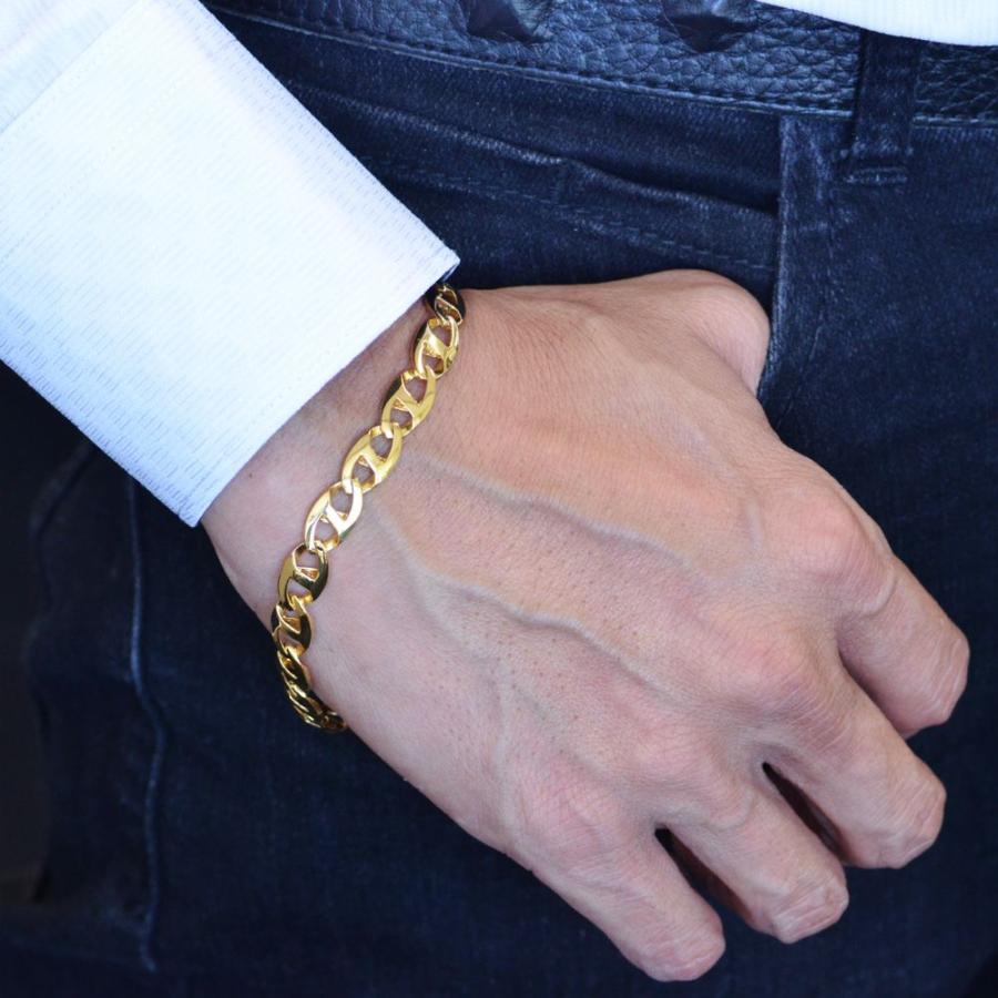 ブレスレット メンズ 純金 K24 24K 24金 地金ブレスレット ゴールド