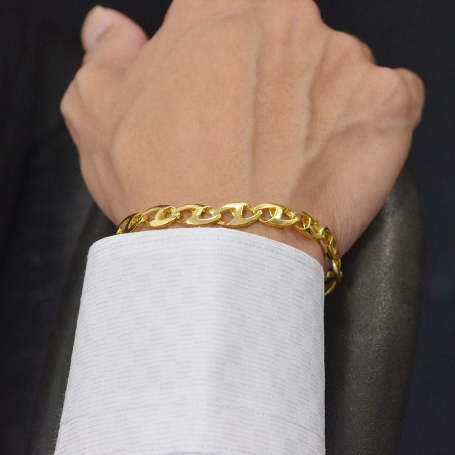 ブレスレット メンズ 純金 K24 24K 24金 地金ブレスレット ゴールド