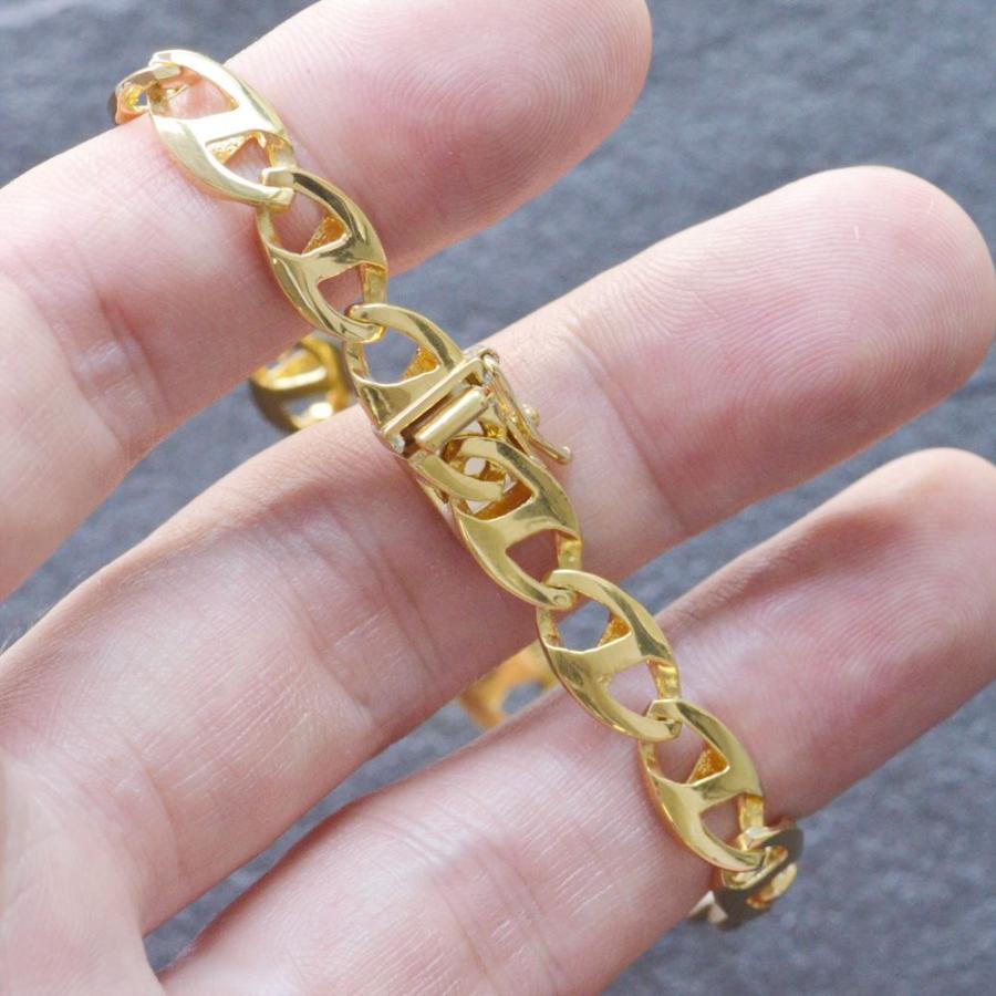 ブレスレット メンズ 純金 K24 24K 24金 地金ブレスレット ゴールド