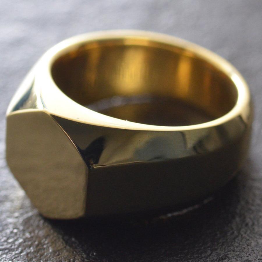 激安 日本製 男性 地金 幅広 18金 指輪 メンズ K18 印台リング 男性用 指輪 日本製 職人が造る本格メンズリング こだわりの印台 刻印入り 軽量化版 裏抜き有り ごつい メンズアクセサリー Www Golf5 Prestige Jp