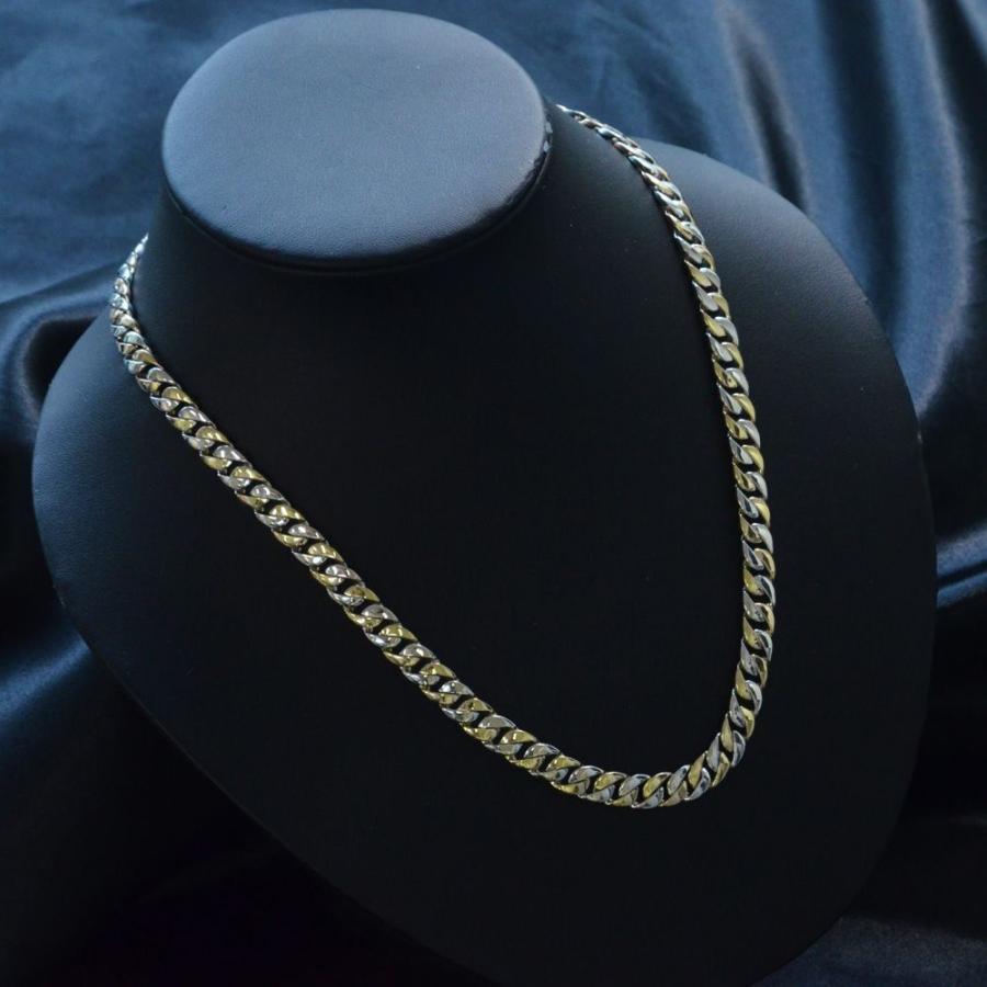 喜平 ネックレス 24金 喜平ネックレス K24 純金 メンズ ゴールド 純プラチナ Pt999 コンビ 50cm 95g 7mm幅 日本製 手造り キヘイ チェーン Ctc アクセサリーマート 通販 Yahoo ショッピング